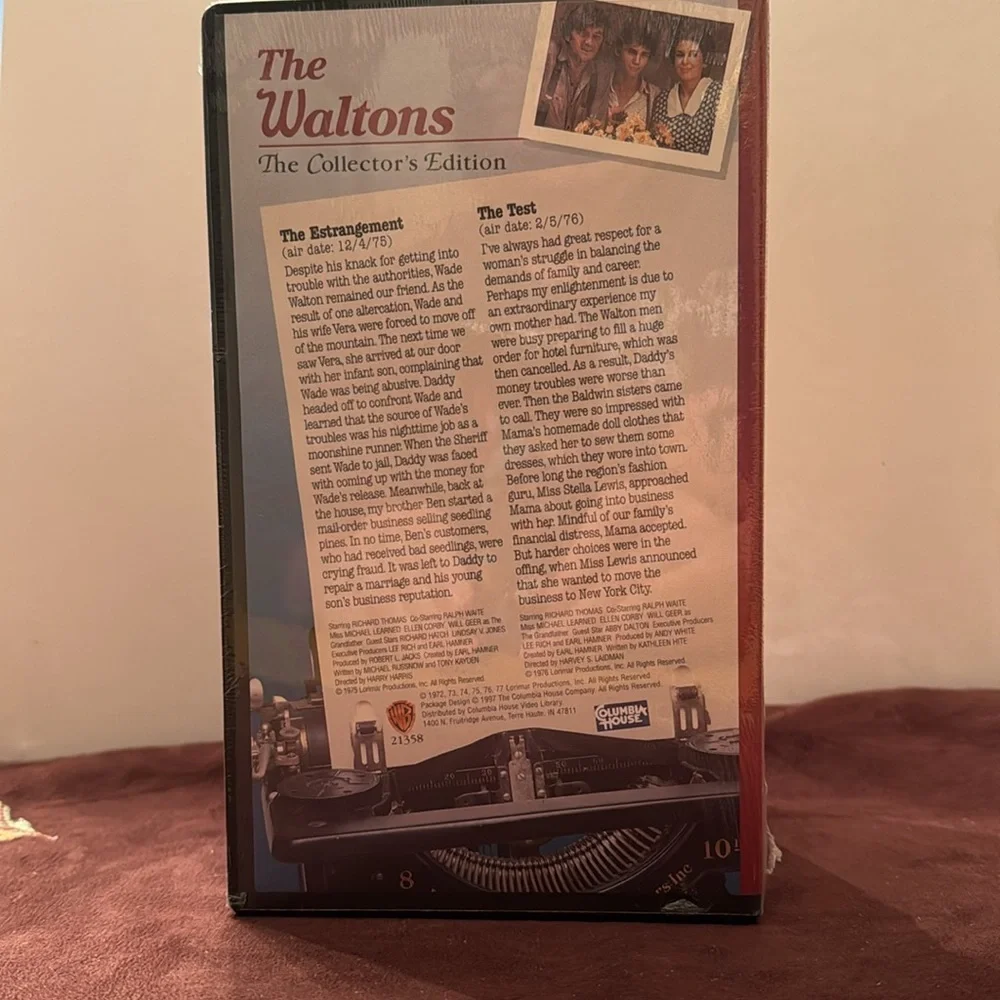 🦋HOST PICK 🦋The Walton’s collectors editions set of 3 VHS NWT - Picture 3 of 5
